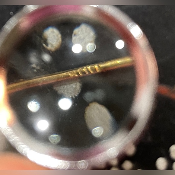 Gold Coral Grapes Earrings - Picture 4 of 6